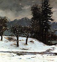Snow, 1874, courbet