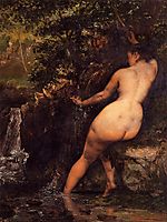 The Source (Bather at the Source), 1868, courbet