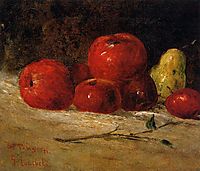 Still Life Apples and Pears, 1871, courbet