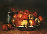 Still Life with Apples and Pomegranates, courbet