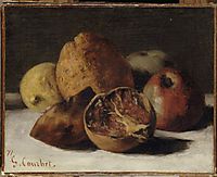 Still Life with Apples and Pomegranates, 1871, courbet