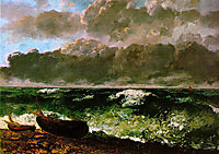 The Stormy Sea, 1869-1870, courbet