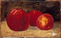 Three Red Apples, 1871, courbet
