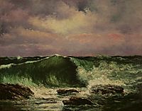 Wave, 1869, courbet