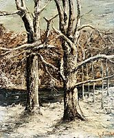 Woods in the Snow, c.1875, courbet