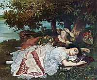 Young Ladies on the Banks of the Seine (Summer), 1857, courbet