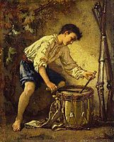 The Young Drummer, 1857, couture