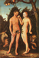 Adam and Eve, 1531, cranach