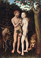 Adam and Eve, 1533, cranach
