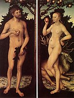 Adam and Eve, cranach