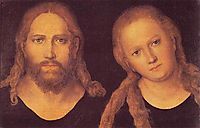 Christ and Mary, 1520, cranach