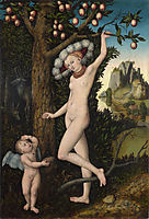 Cupid complaining to Venus., c.1525, cranach