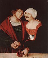 The Infatuated Old Woman, 1522, cranach