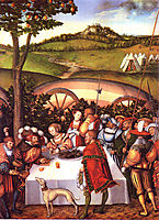 Judith at the Table of Holofernes, 1531, cranach