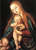 Madonna and Child, 1540, cranach