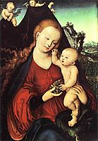 Madonna and Child with a Bunch of Grapes, 1525, cranach