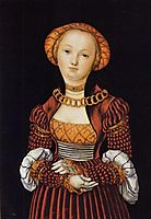 Magdalene von Sachsen, c.1520, cranach