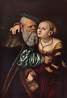 The old man in love, 1537, cranach