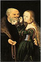 The old man in love, c.1525, cranach