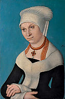 Portrait of Barbara, Duchess of Saxony, c.1500, cranach