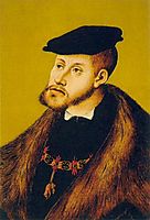 Portrait of Charles V, 1533, cranach