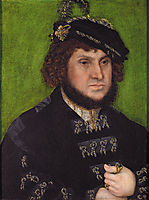 Portrait of Duke Johann der Bestandige of Saxony, 1509, cranach