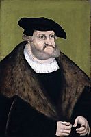 Portrait of Elector Frederick the Wise in his Old Age, 1525, cranach