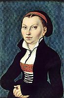 Portrait of Katharina von Bora, c.1530, cranach