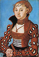 Portrait of a Saxon noblewoman, 1534, cranach