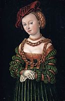 Portrait of a Young Woman, c.1530, cranach