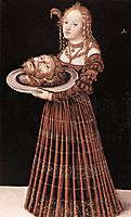 Salome with the Head of St. John the Baptist, cranach