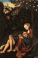 Samson and Delilah, c.1529, cranach
