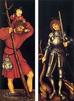 St. Christopher and St. George, c.1514, cranach