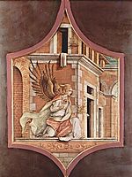 Annunciation angel, 1482, crivelli