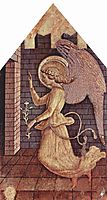 Annunciation angel Gabriel, 1468, crivelli