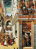 Annunciation with Saint Emidius, 1486, crivelli