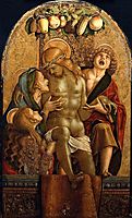 Lamentation Over the Dead Christ, 1485, crivelli
