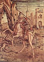 Saint George and the dragon, 1490, crivelli