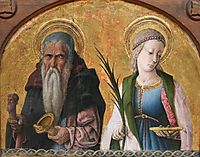 Saints Anthony and Lucia, c.1470, crivelli