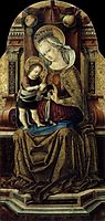 Virgin and Child Enthroned , c.1476, crivelli