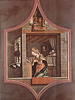 Virgin proclamation, 1482, crivelli