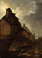 Carrow Abbey, Norwich, 1805, crome