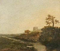 A Castle in Ruins, Morning, crome