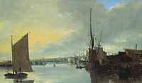 Yarmouth Harbour - Evening, 1817, crome