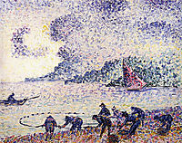 Fisherman, 1895, cross