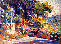The Flowered Terrace, 1905, cross