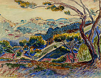 Landscape, 1909, cross