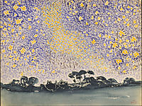 Landscape with Stars, 1908, cross