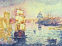 The Port of Marseilles, c.1909, cross