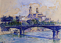 The Seine by the Trocadero, cross